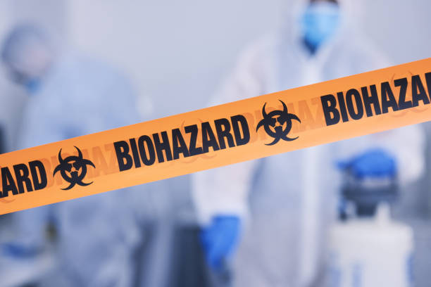 Professional Biohazard Cleanup technician working in Bellevue, WI
